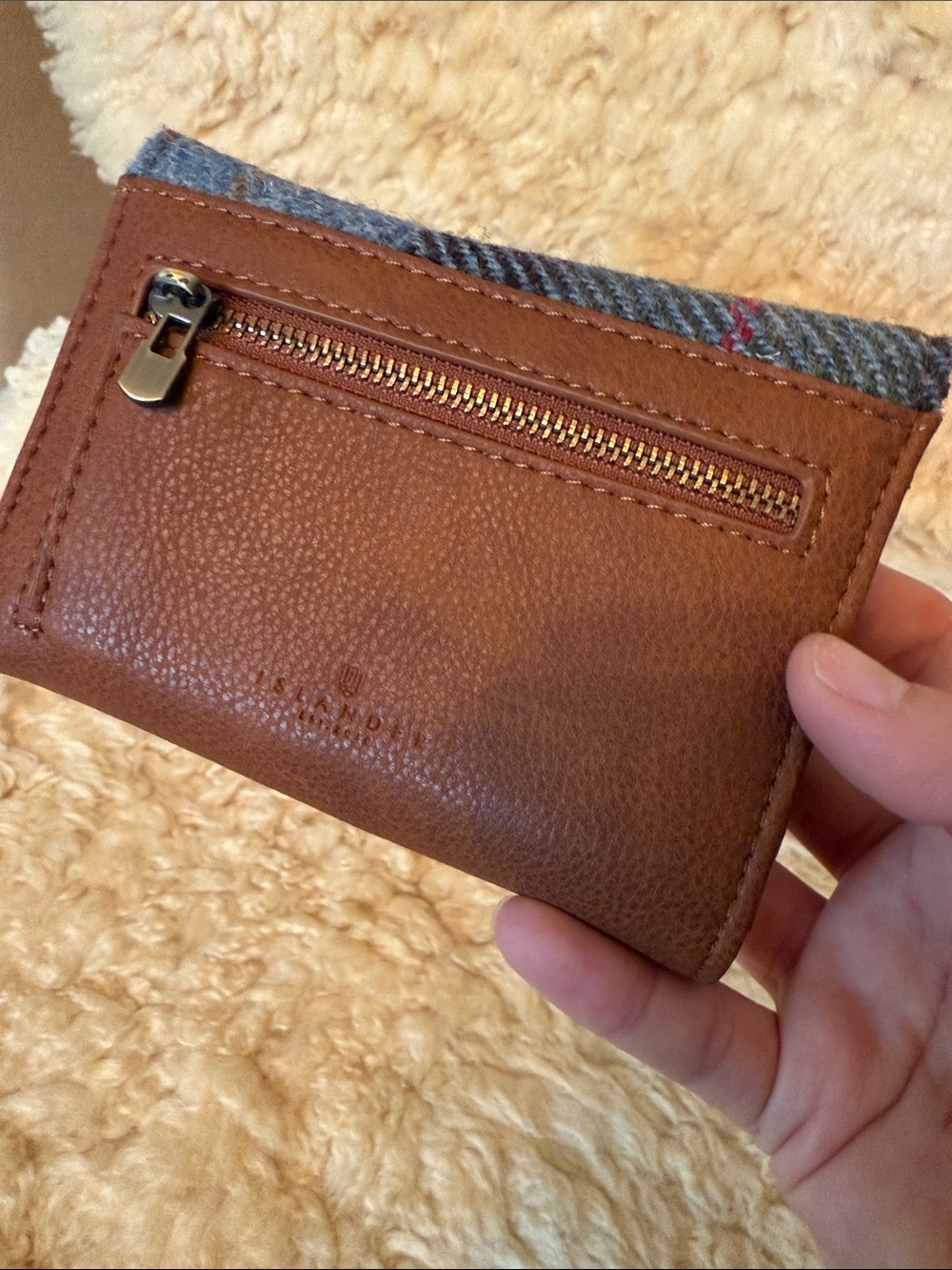 Harris Tweed Compact Wallet - Picture 3 of 8